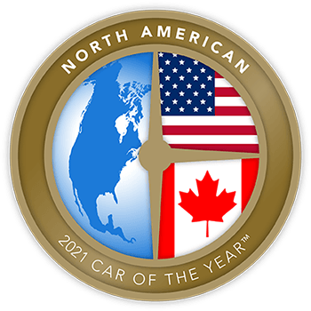North American 2021 Car of the year logo